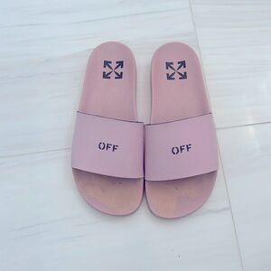 Off-White Pink Women’s Slides Sandals
